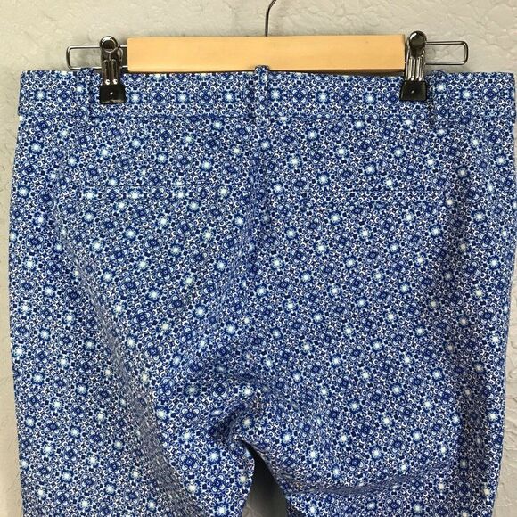 Gap Skinny Ankle Womens Blue Mosaic Pants … - Picture 6 of 8